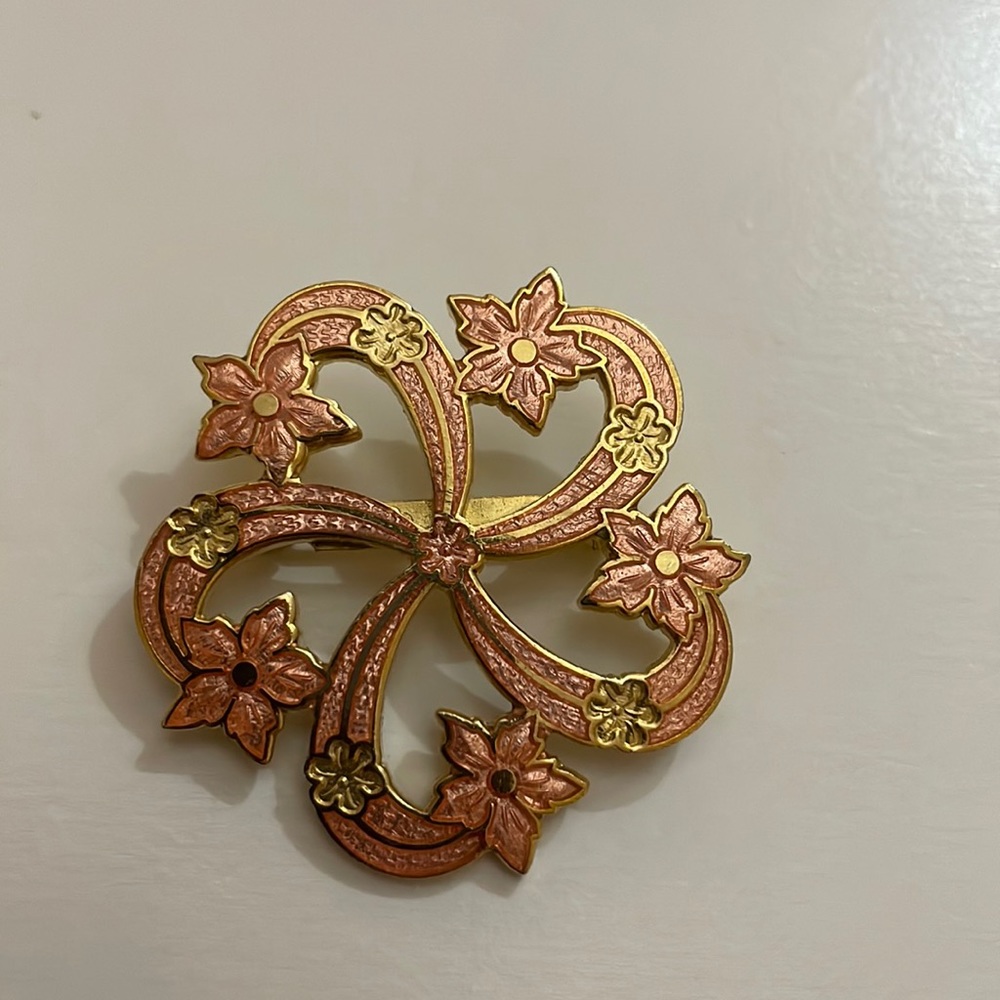 Pink enamel pin